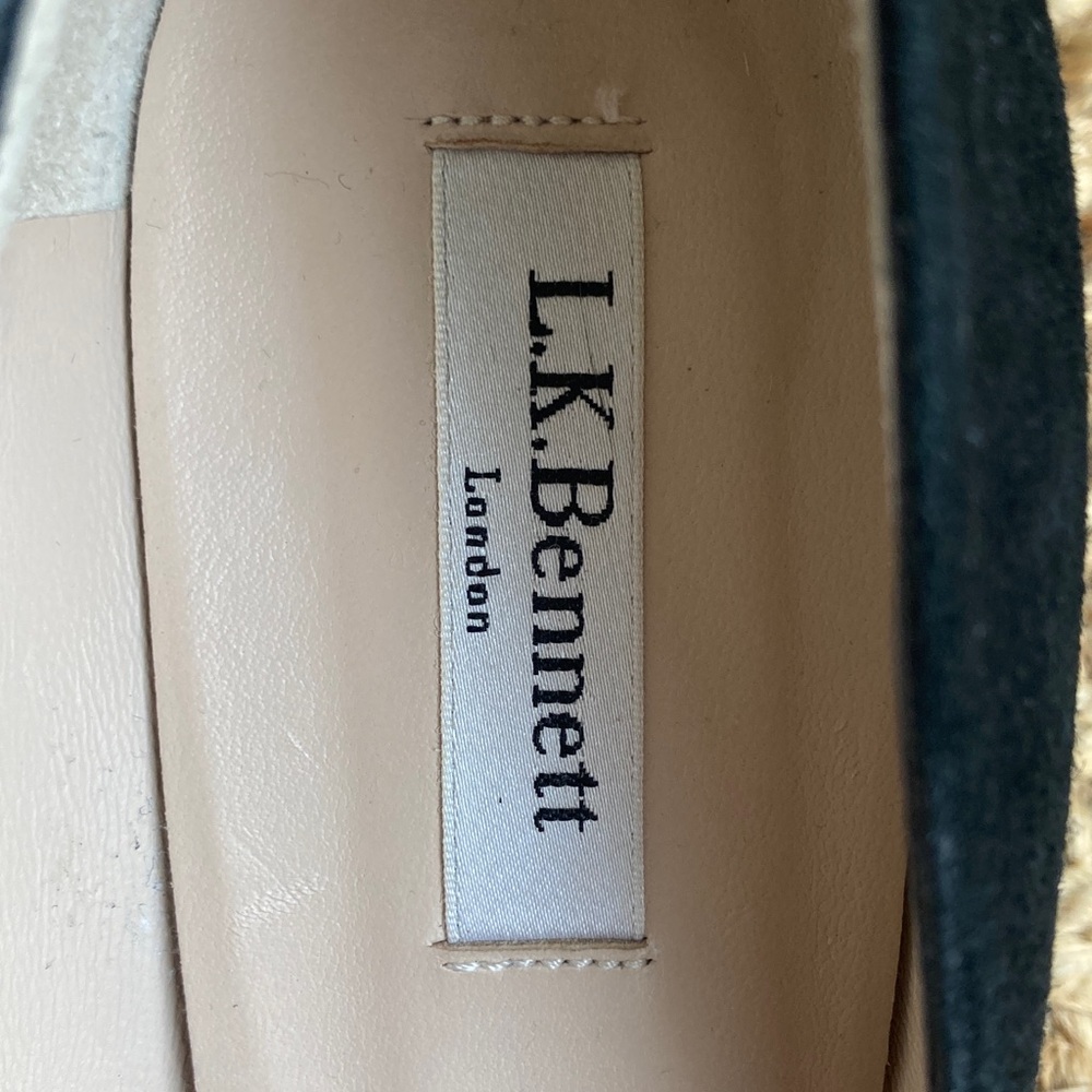 LK Bennett London Sersha Suede Pump. Black. Size 38.5 - Picture 10 of 13